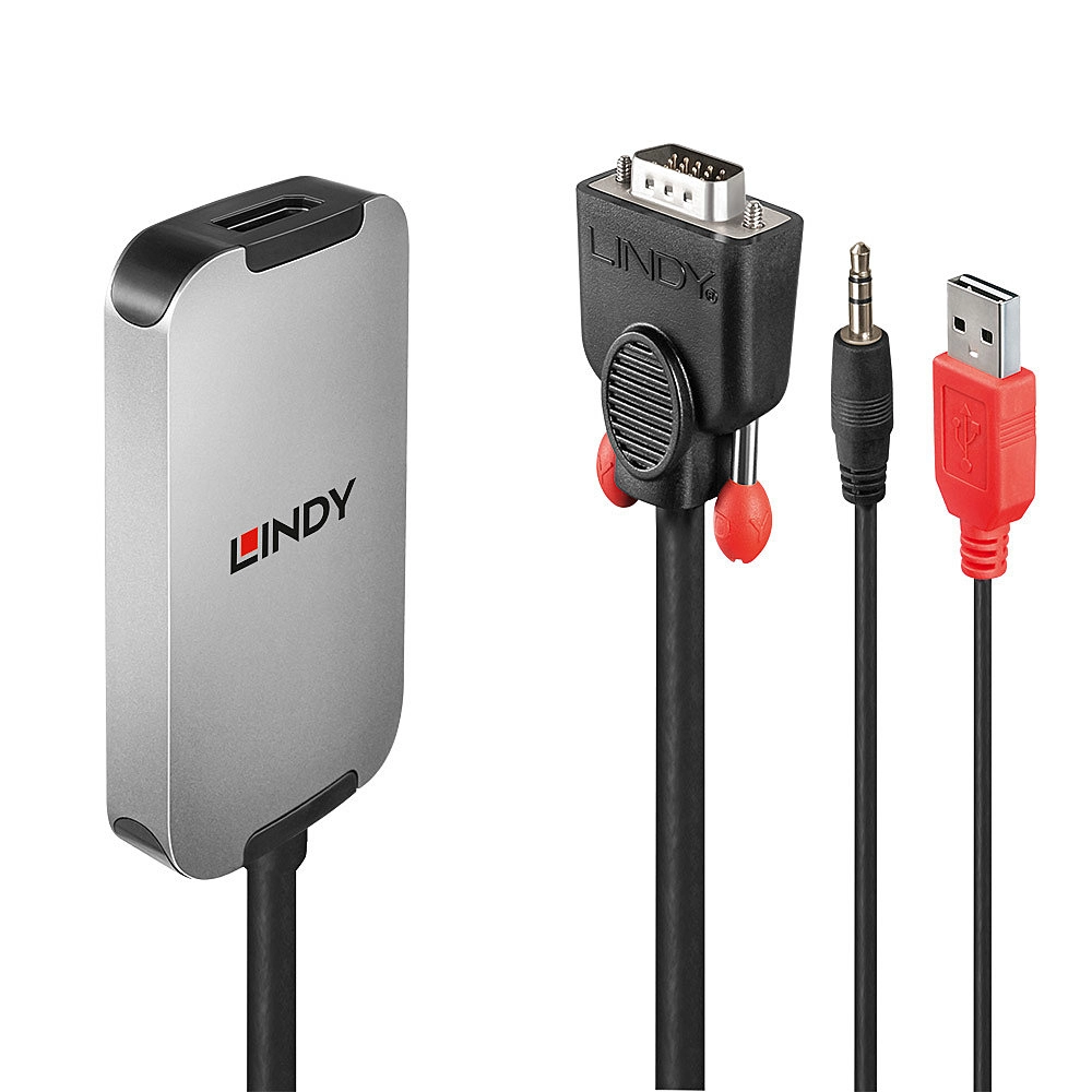 LINDY VGA to DisplayPort 1.2