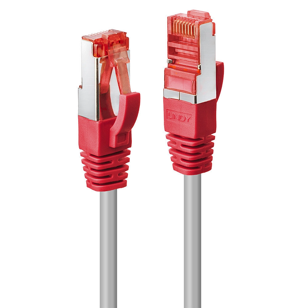LINDY Patchkabel Cat6 CrossOver S/FTP grau/rot