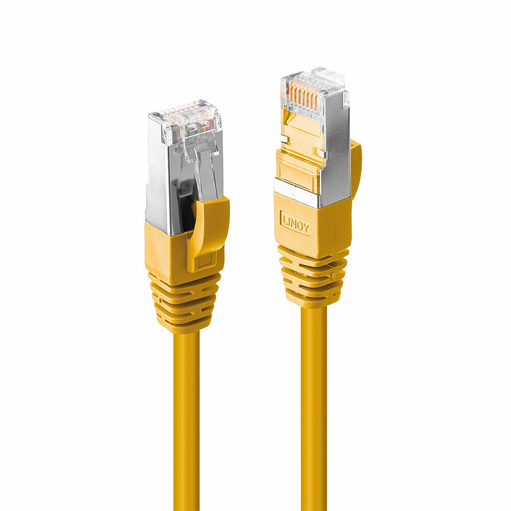LINDY Patchkabel Cat6A S/FTP LSZH gelb