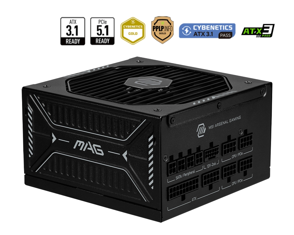 850W MSI power supply MAG A850GLS