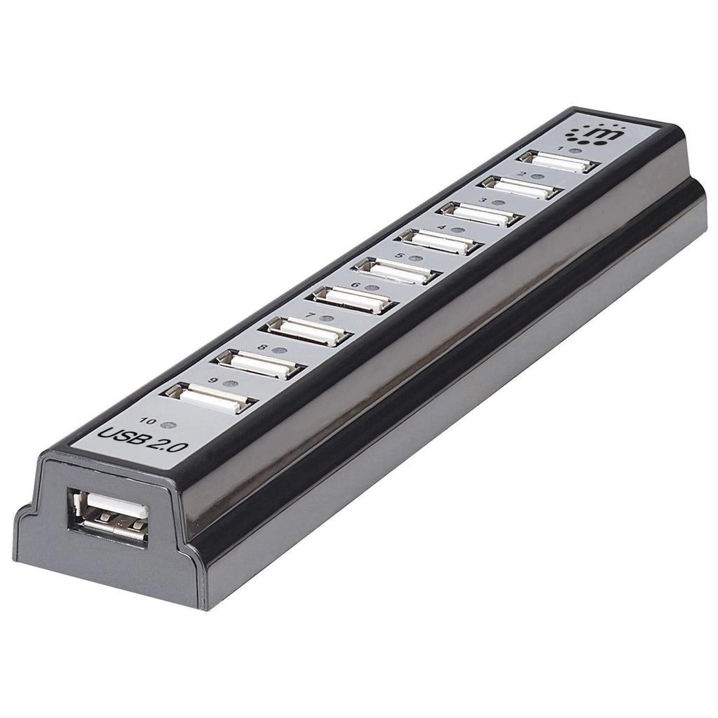 Manhattan USB-A 10-Port Desktop Hub 10x