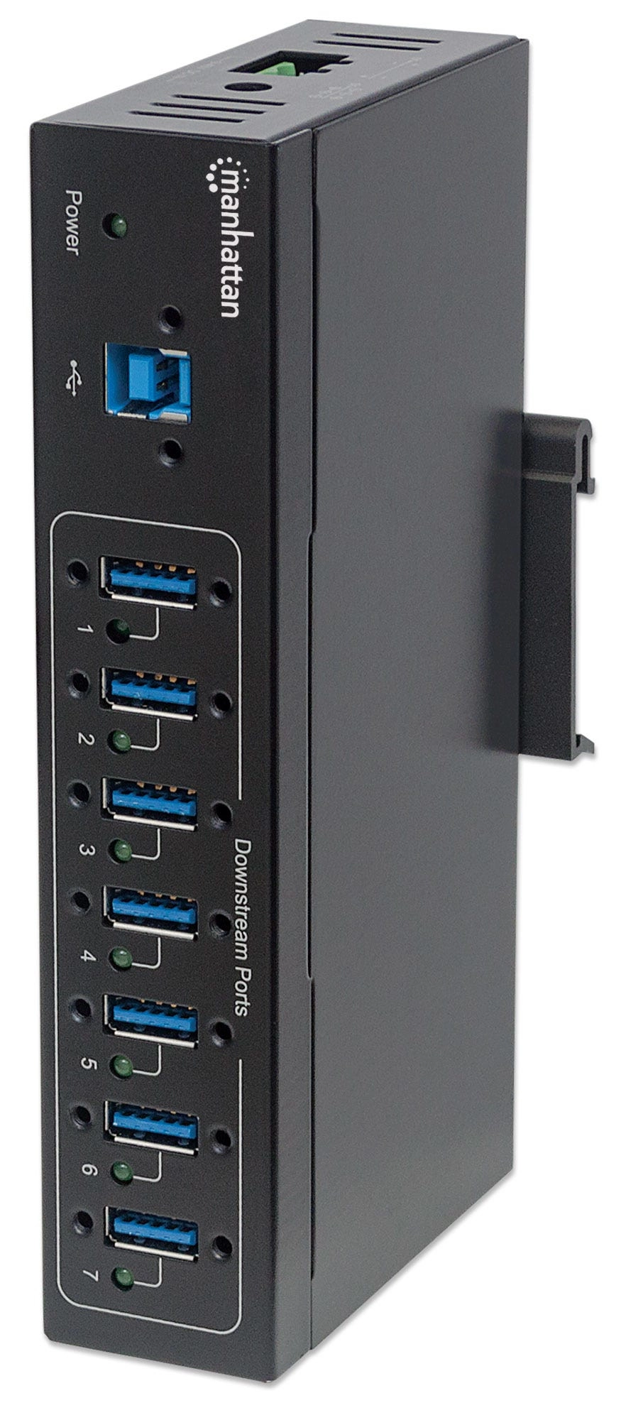 M164405 Manhattan Industrial ESD-protected 7-port USB