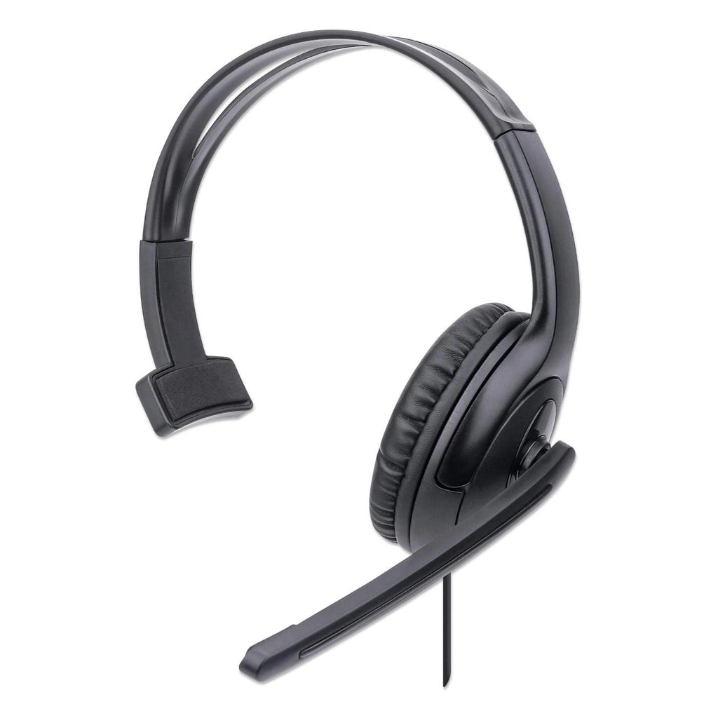 Manhattan Mono Over-Ear Headset (USB)  Microphone