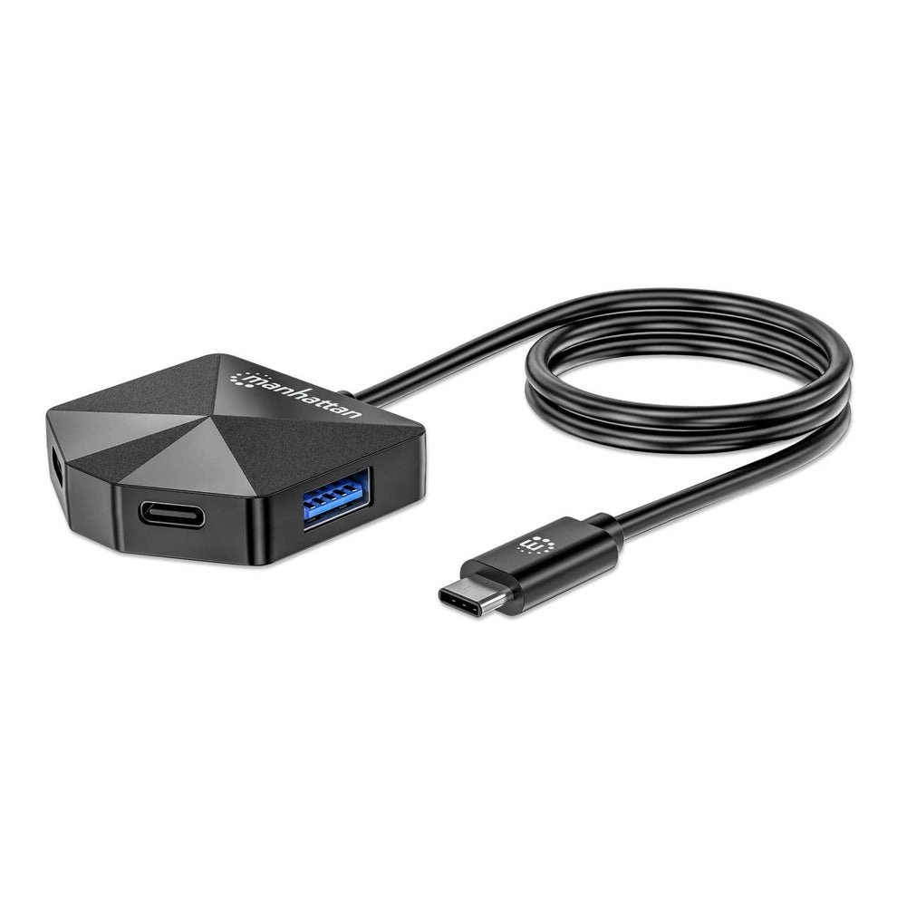 Manhattan 4-Port USB Hub USB-C Stecker