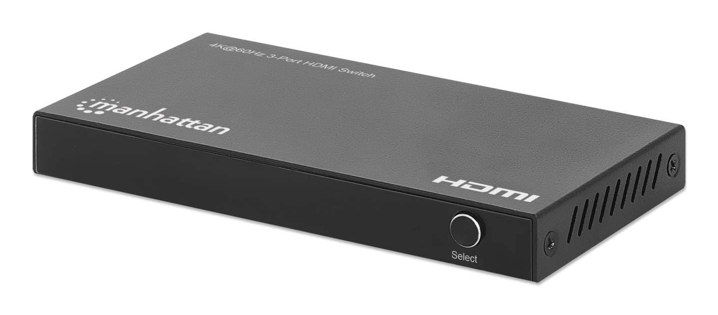 Manhattan 4K@60Hz 3-Port HDMI Switch  Switches
