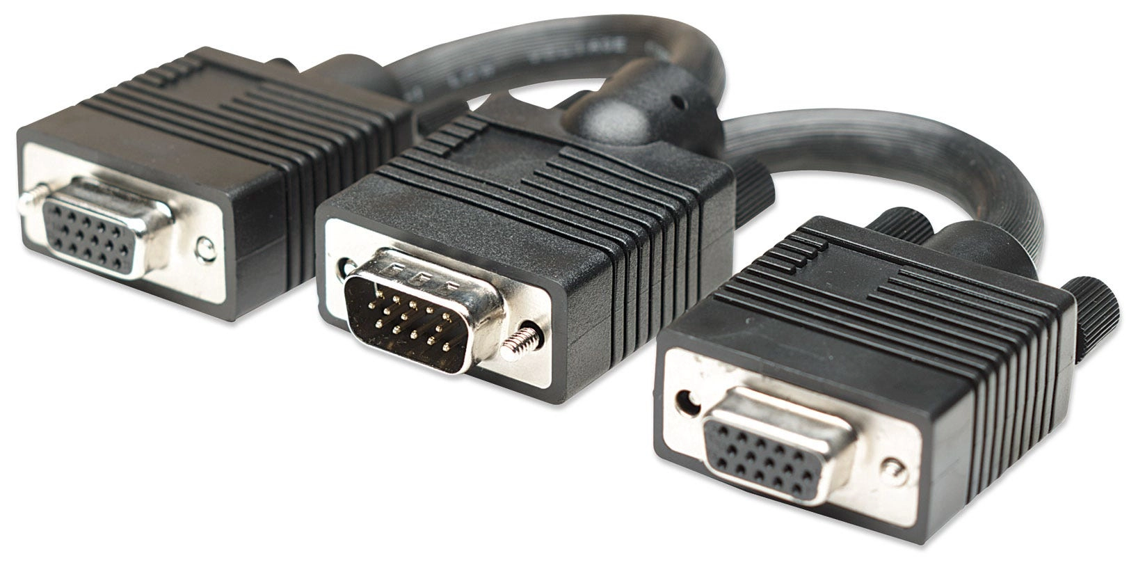 MANHATTAN SVGA Y Kabel HD15 St/2xBu