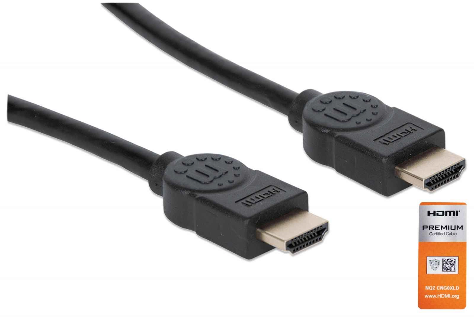 MANHATTAN Premium HDMI cable Ethernet channel