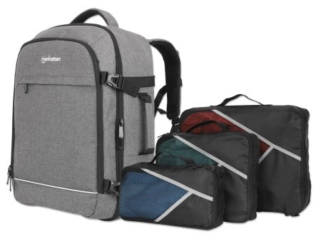 Manhattan Rome Notebook Travel Backpack 17