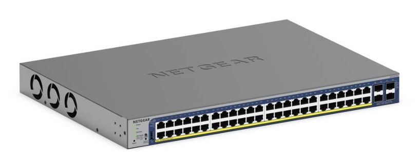 NETGEAR 52-Port PoE Gigabit/10G Stackable Smart