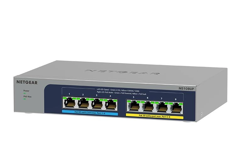 NETGEAR MS108UP Unmanaged 2.5G Ethernet