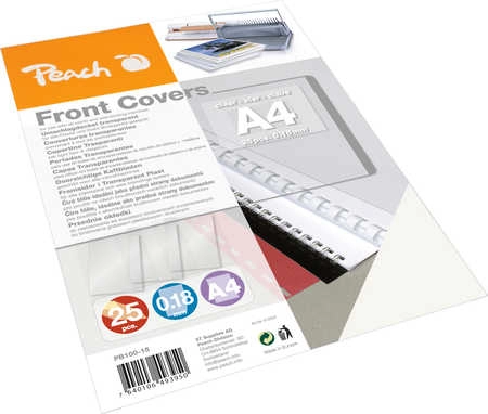 Peach Office Equipment A4 Transparent 25