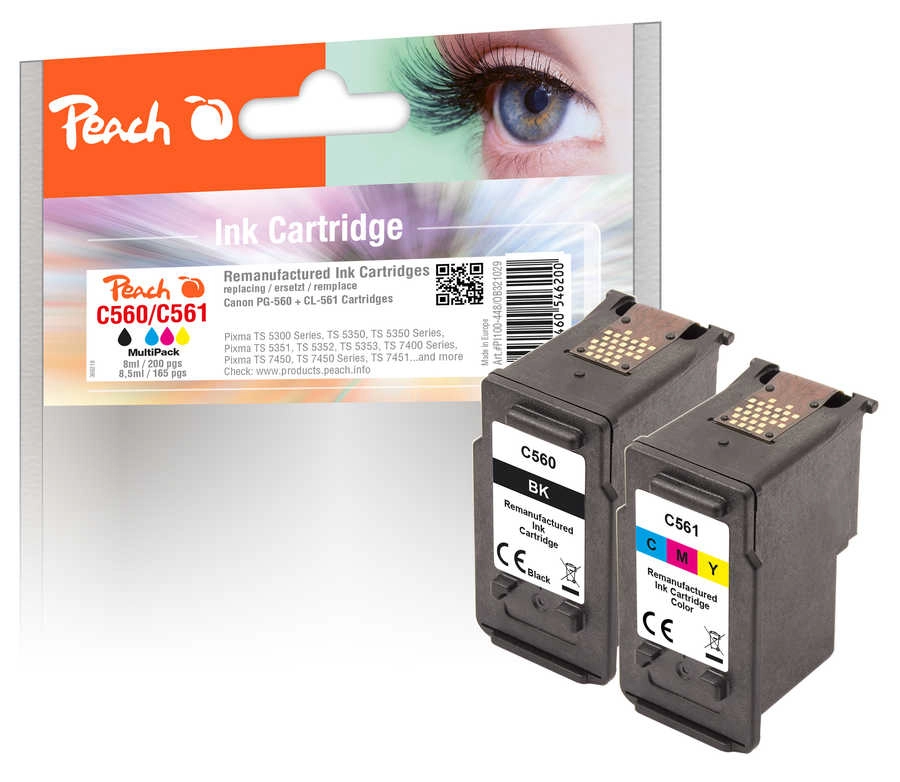 Peach 321029 ink cartridge 2 pc(s)