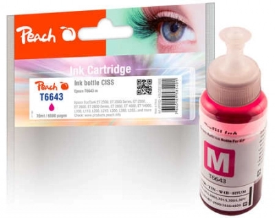 Peach Patrone Epson CISS T6643 magenta