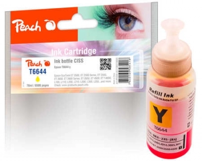 Peach Patrone Epson CISS T6644 gelb