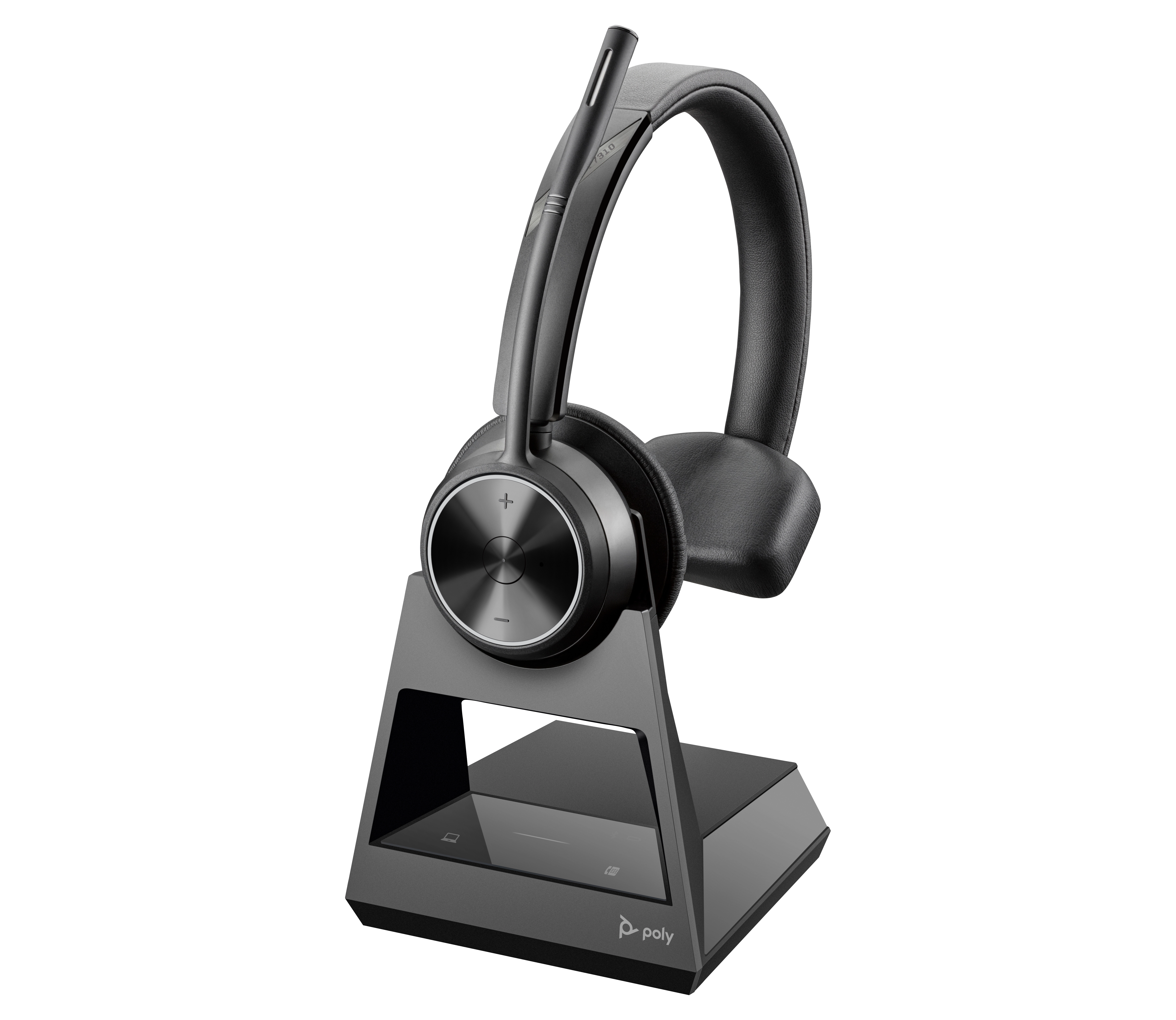 Poly austiņas Savi 7310 Office DECT +Ladestand USB-A/C