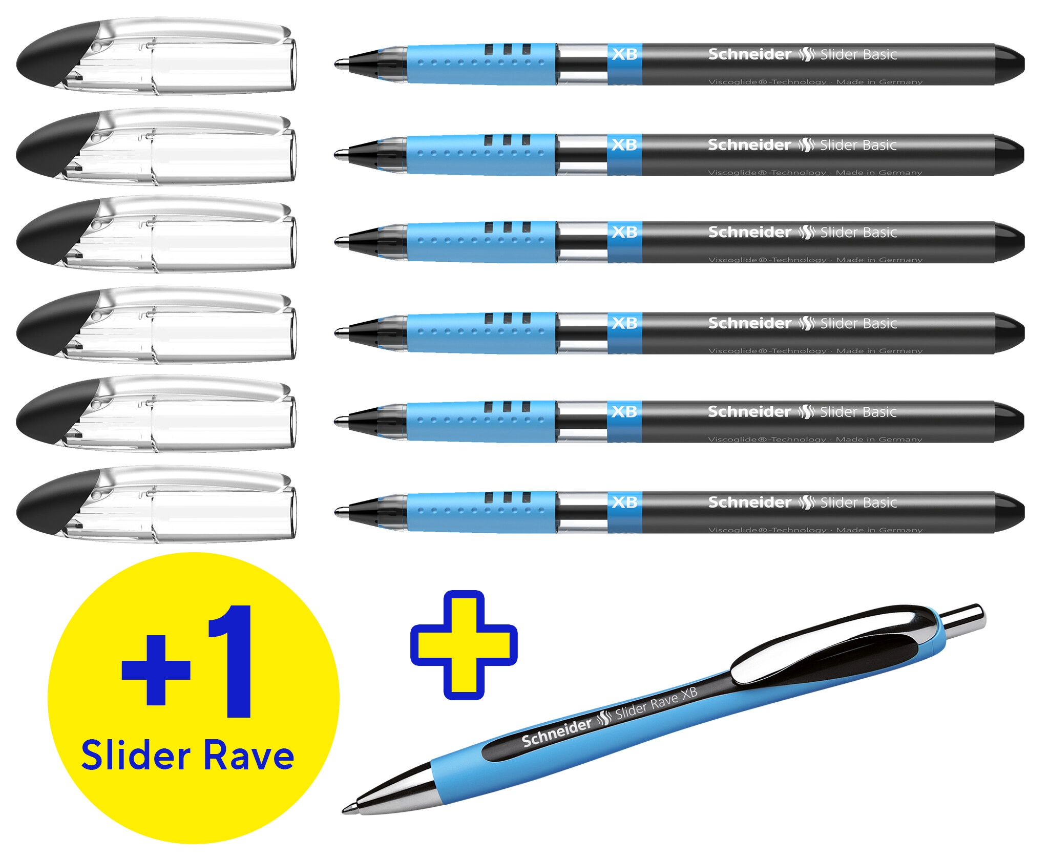 Schneider Kugelschreiber Slider Basic XB Rave