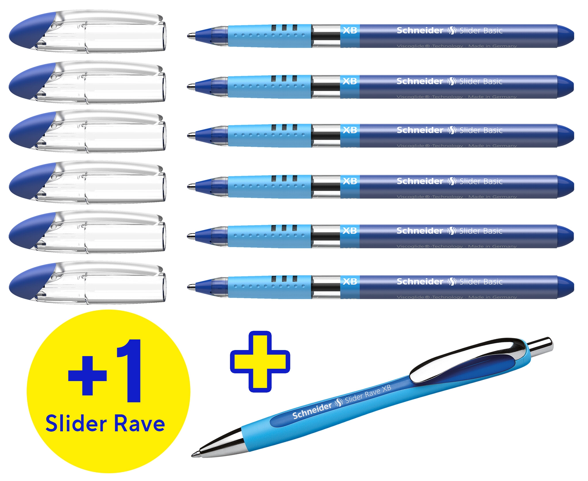 Schneider Kugelschreiber Slider Basic XB Rave