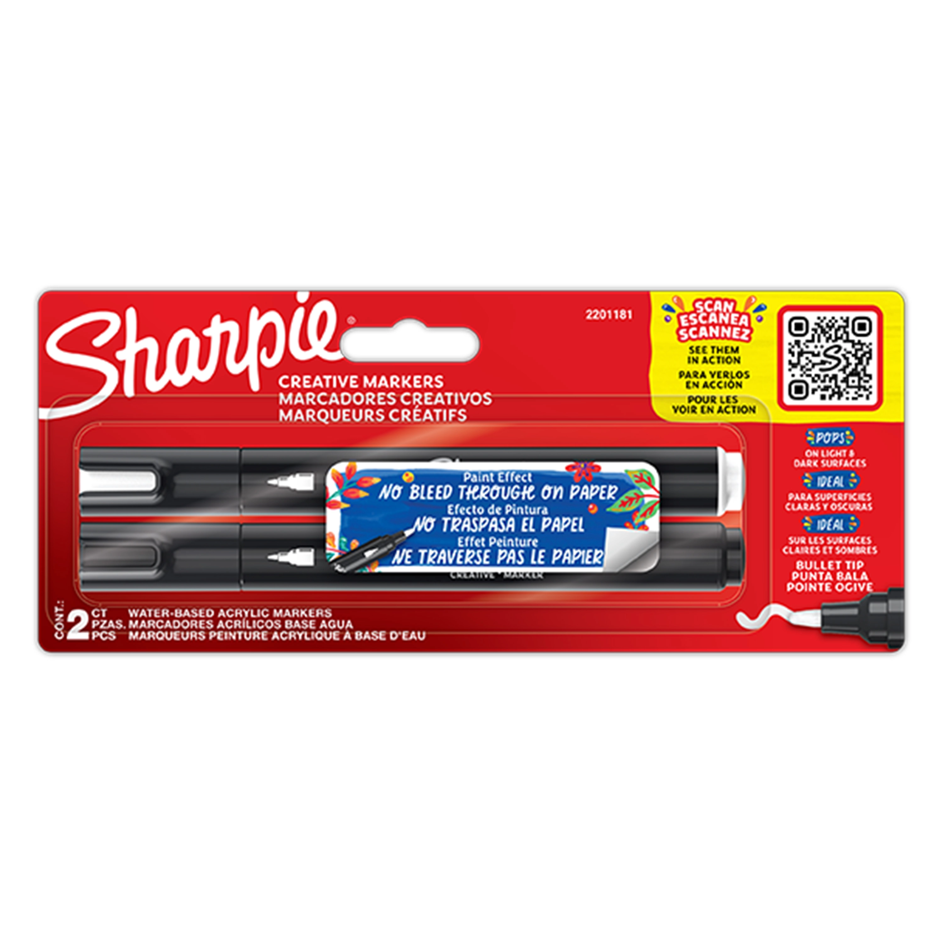 Sharpie creative marker round tip acrylic