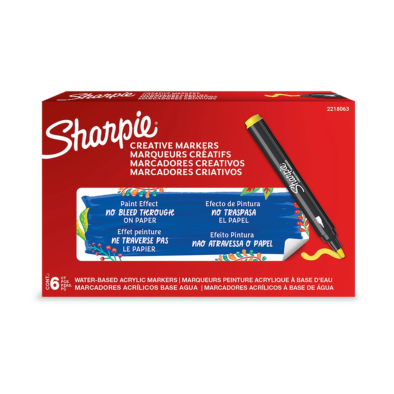 Sharpie creative marker round tip acrylic