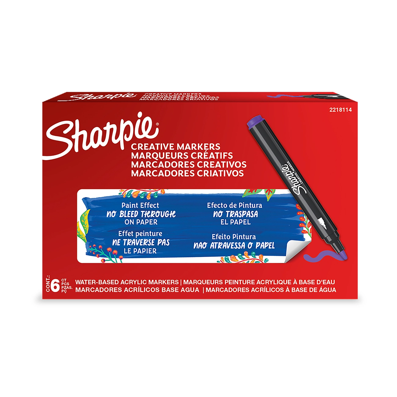 Sharpie creative marker round tip acrylic