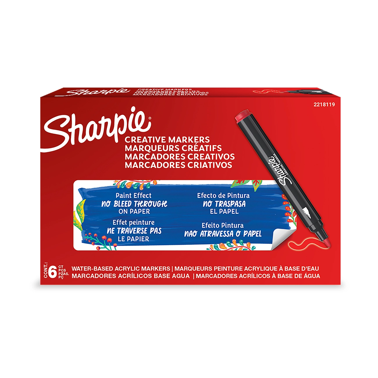 Sharpie creative marker round tip acrylic
