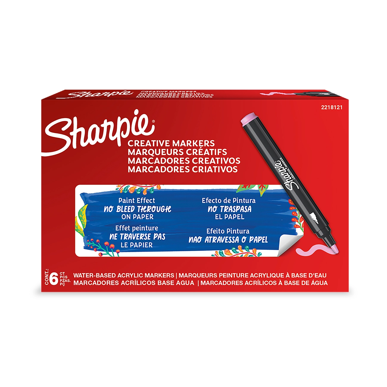 Sharpie creative marker round tip acrylic