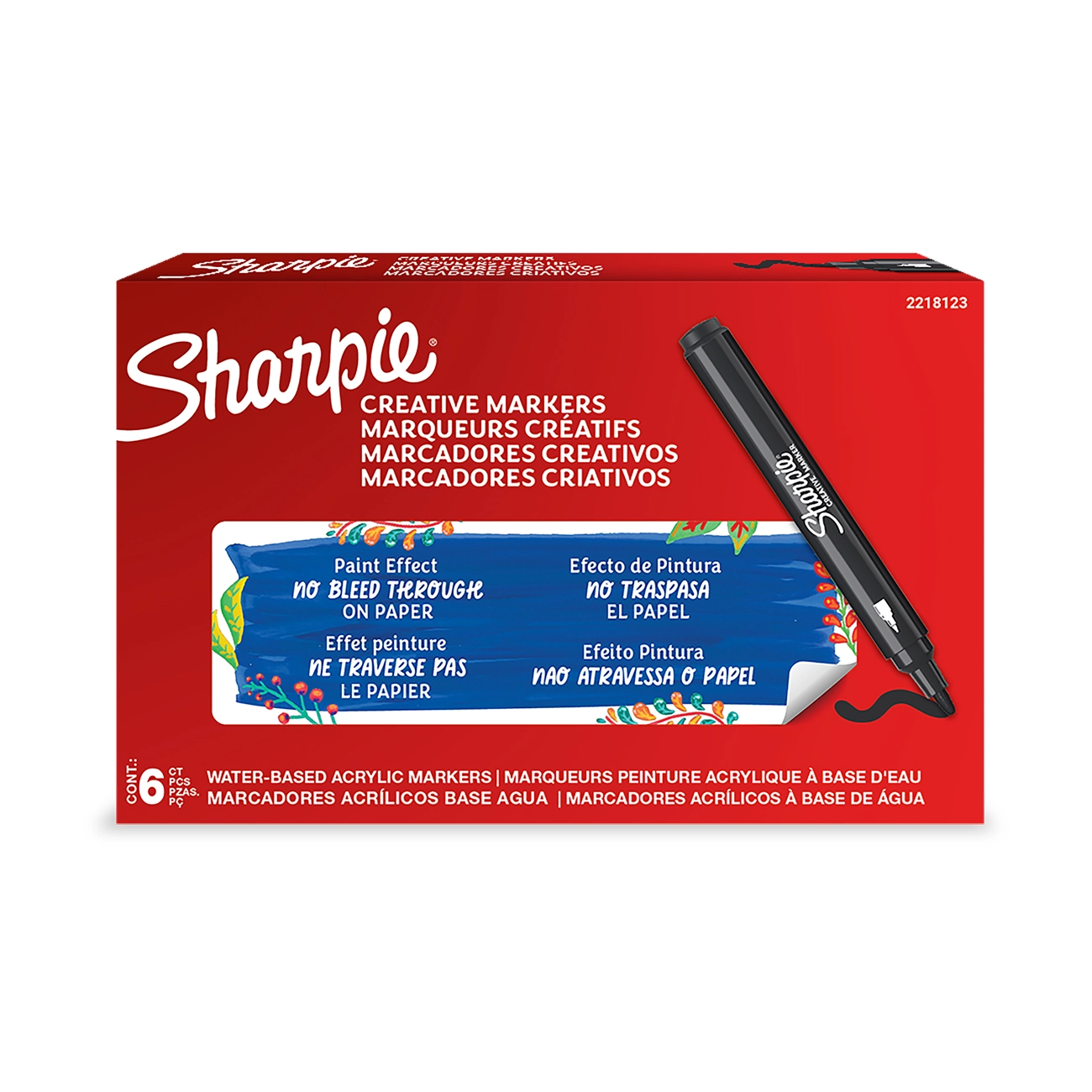 Sharpie creative marker round tip acrylic