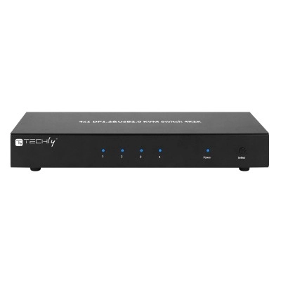 Techly KVM Switch  4 Port  Display