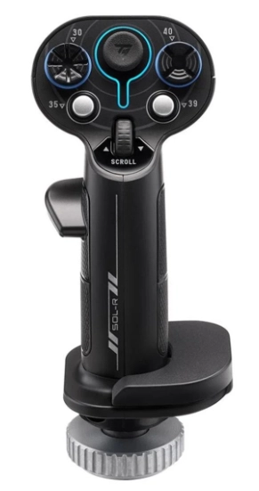 Thrustmaster Sol-R 3 AVA Add-On Grip Melns USB Lidojuma kursorsvira Analogā / digitālā PC (dators)