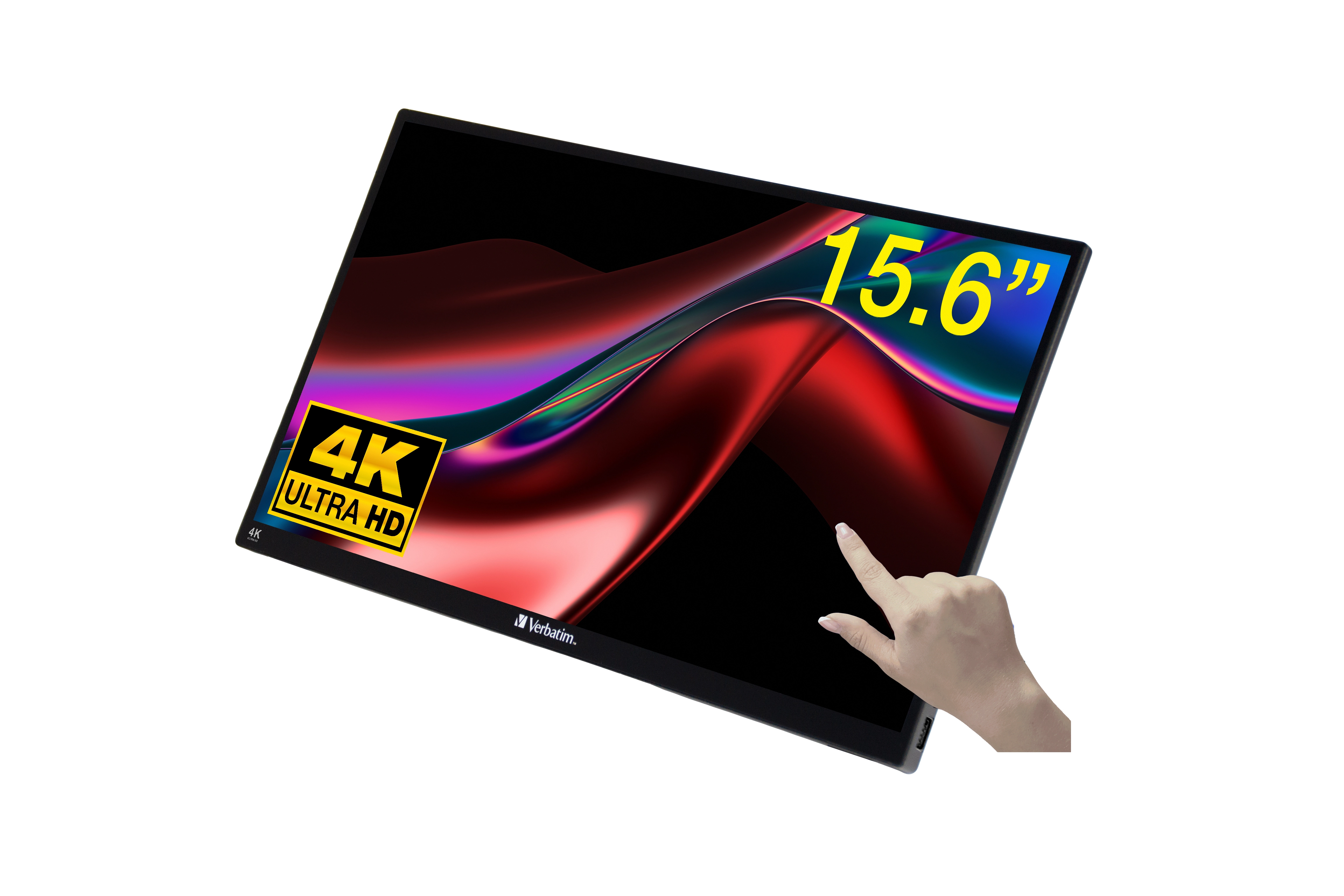 Verbatim Portable Touchscreen Monitor Ultra HD