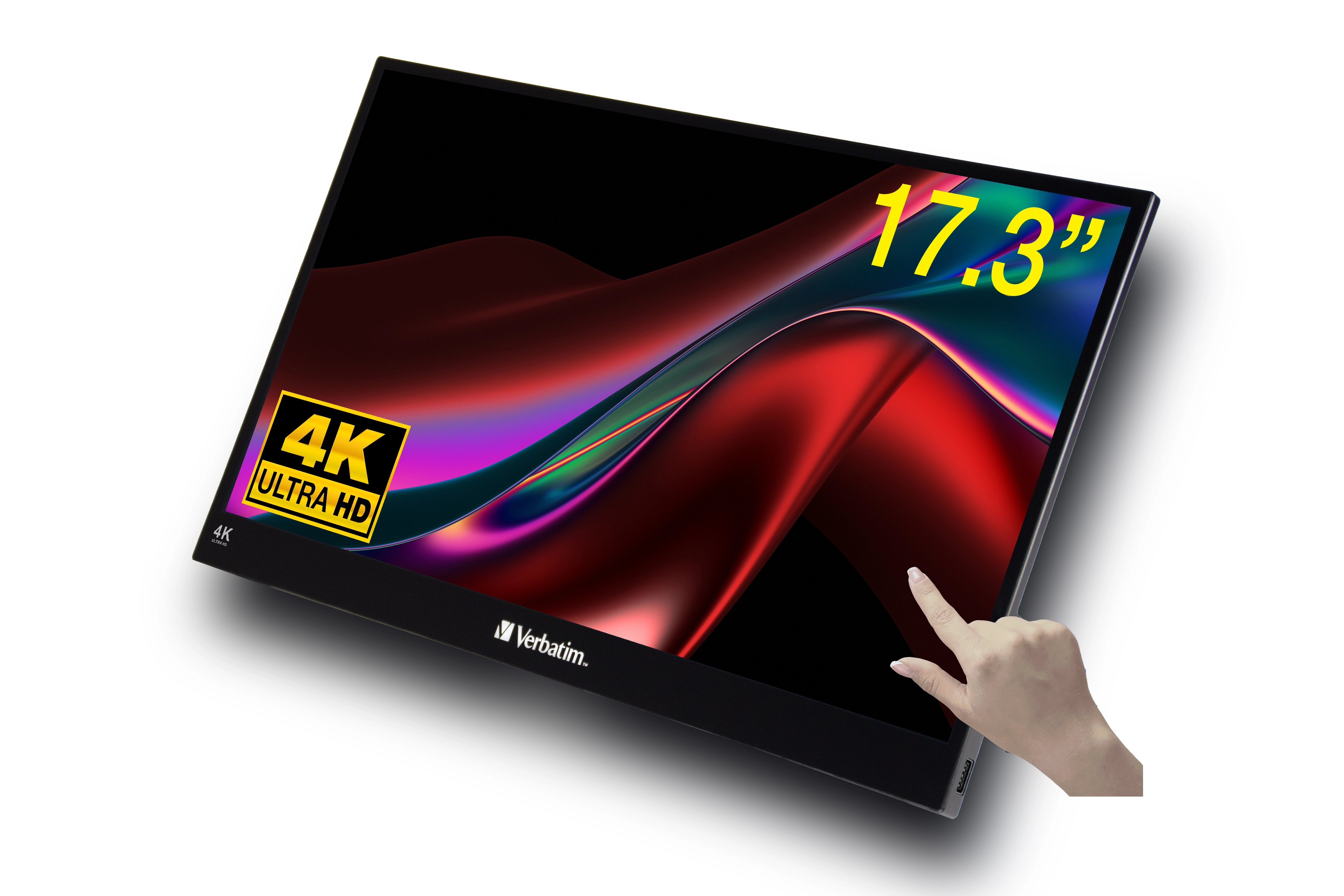 Verbatim Portable Touchscreen Monitor Ultra HD