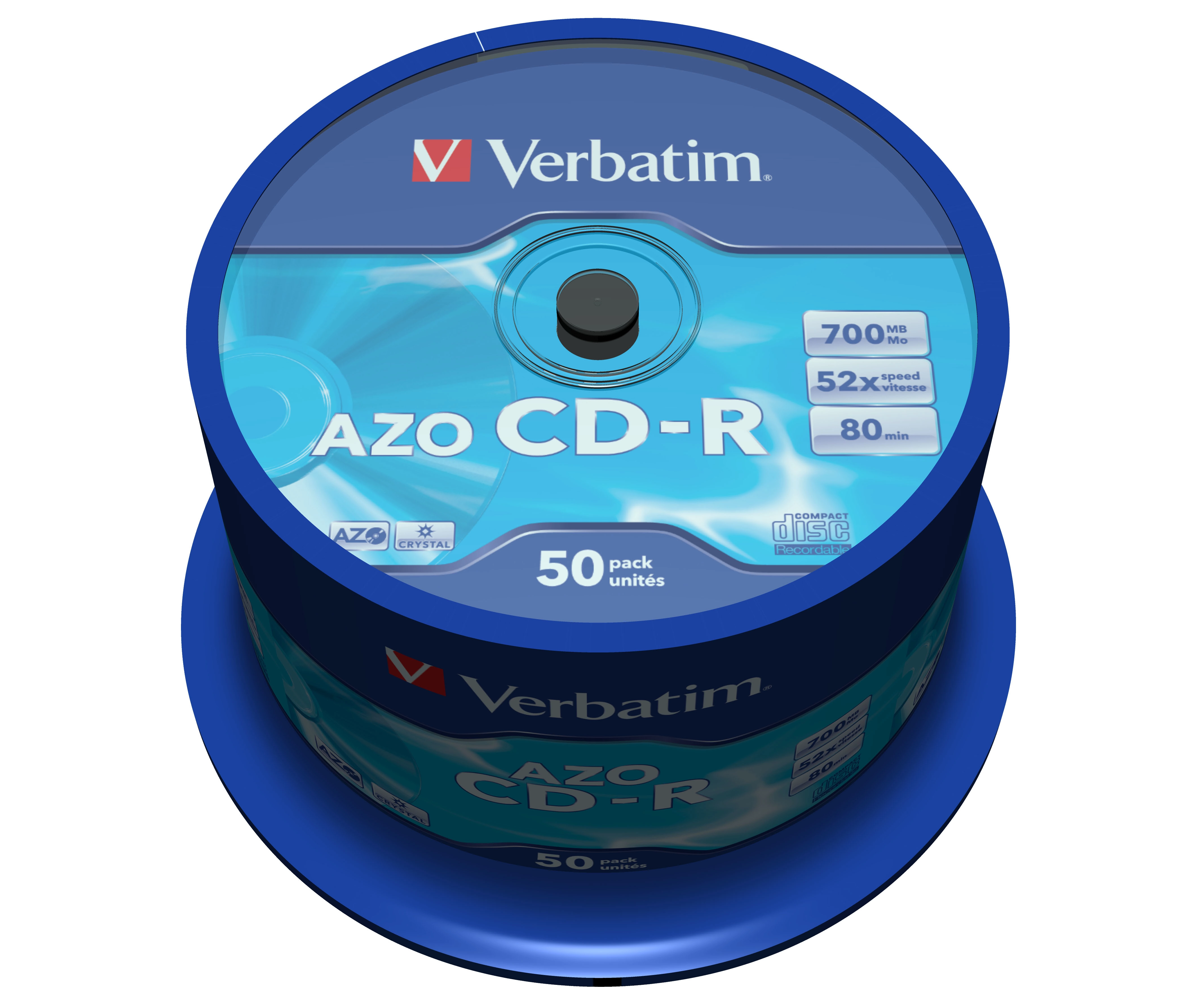 Verbatim CD-R AZO Crystal 700 MB