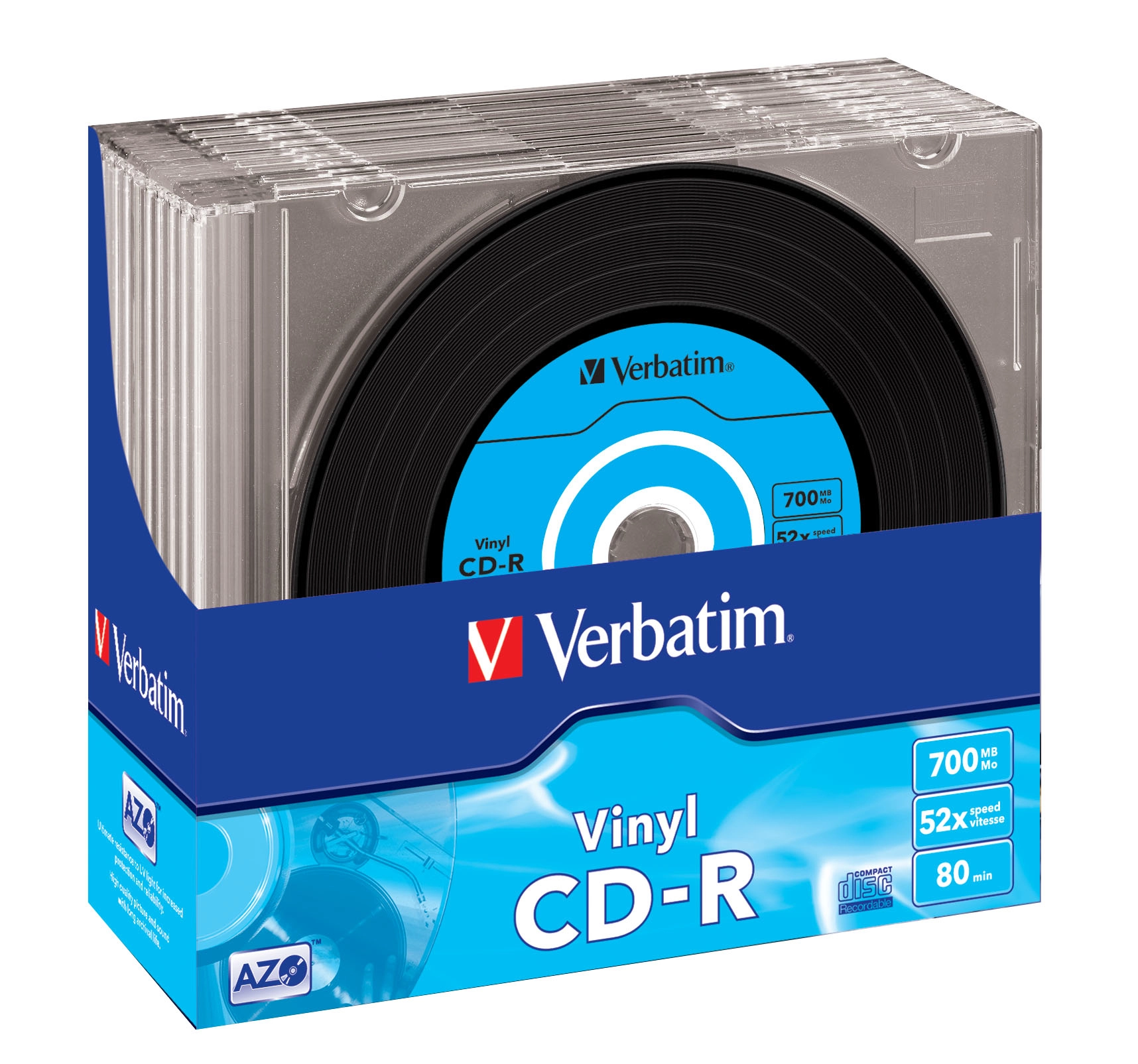 Matricas CD-R AZO Verbatim 700MB Vinyl