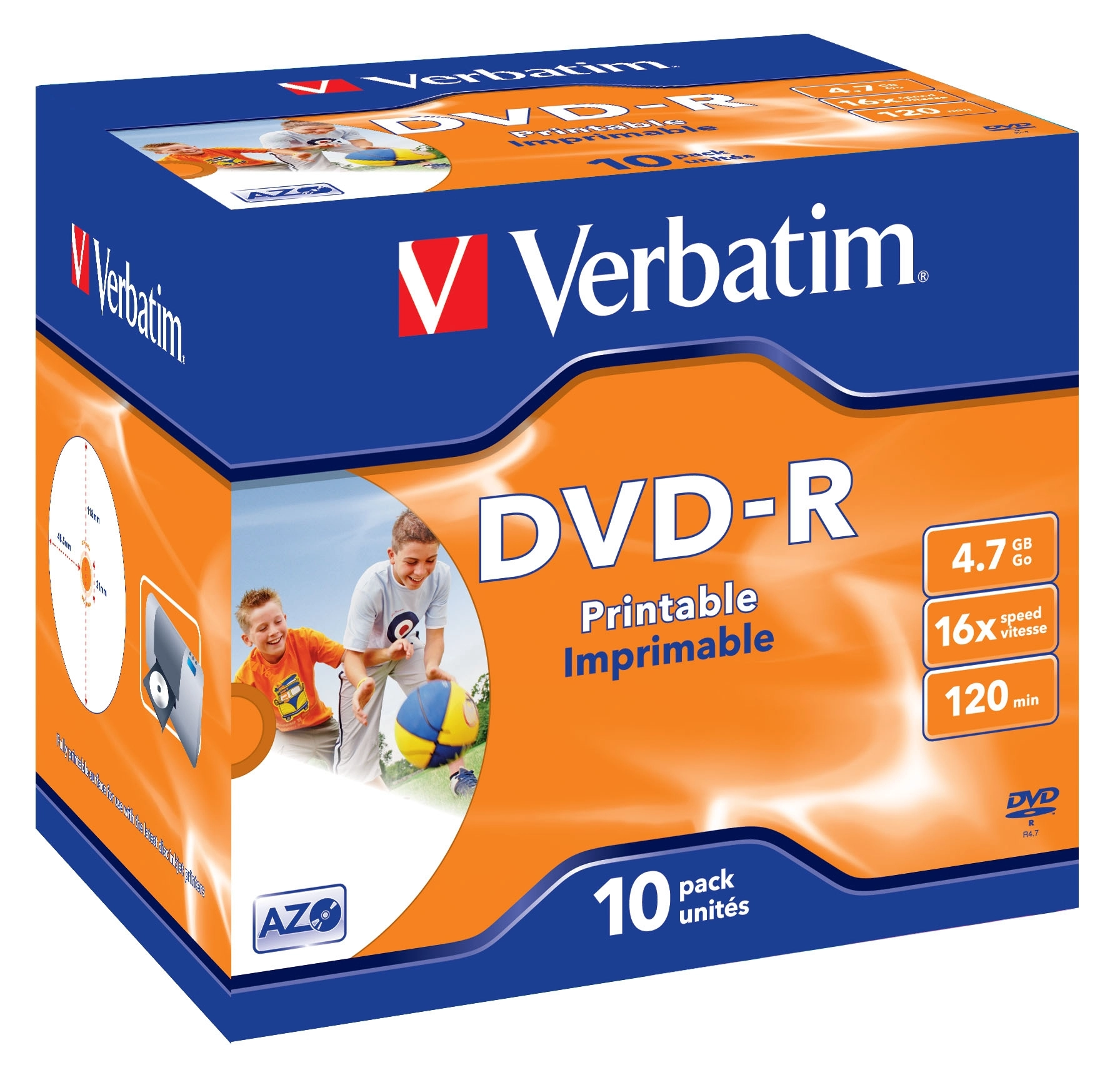 DVD-R 16x 4.7GB 10P JC
