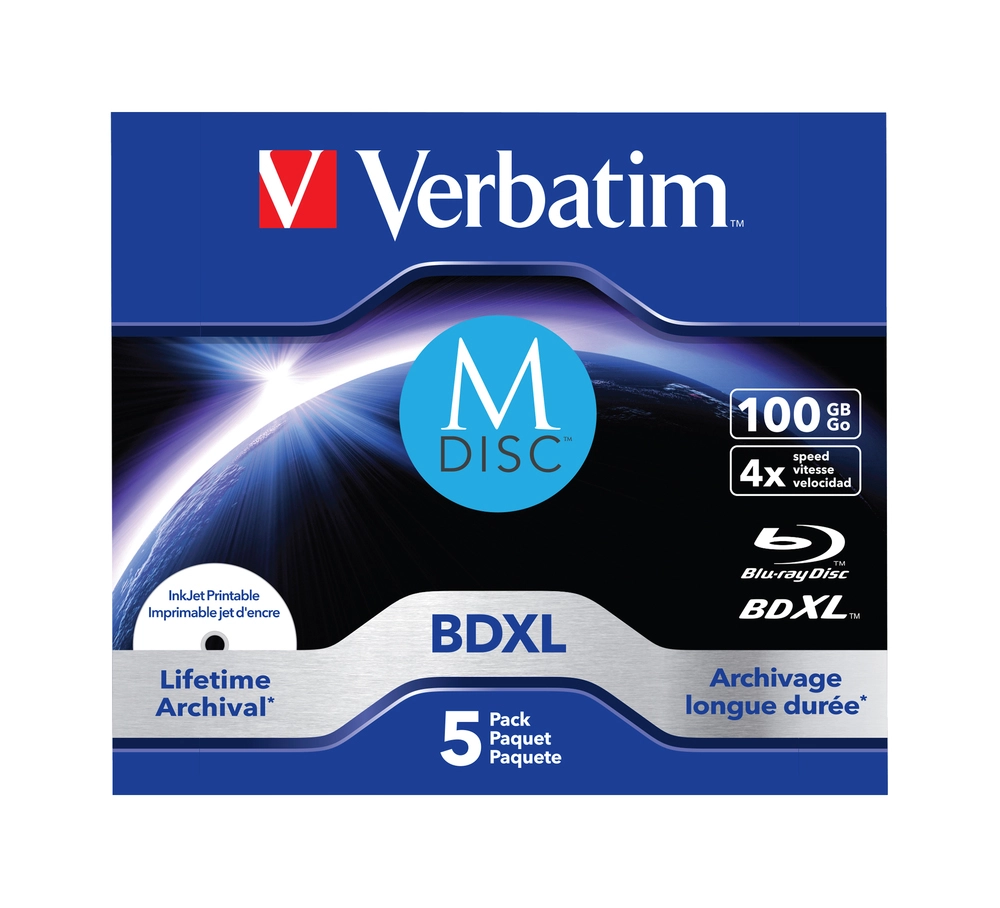 Verbatim 43834 blank Blu-Ray disc BDXL