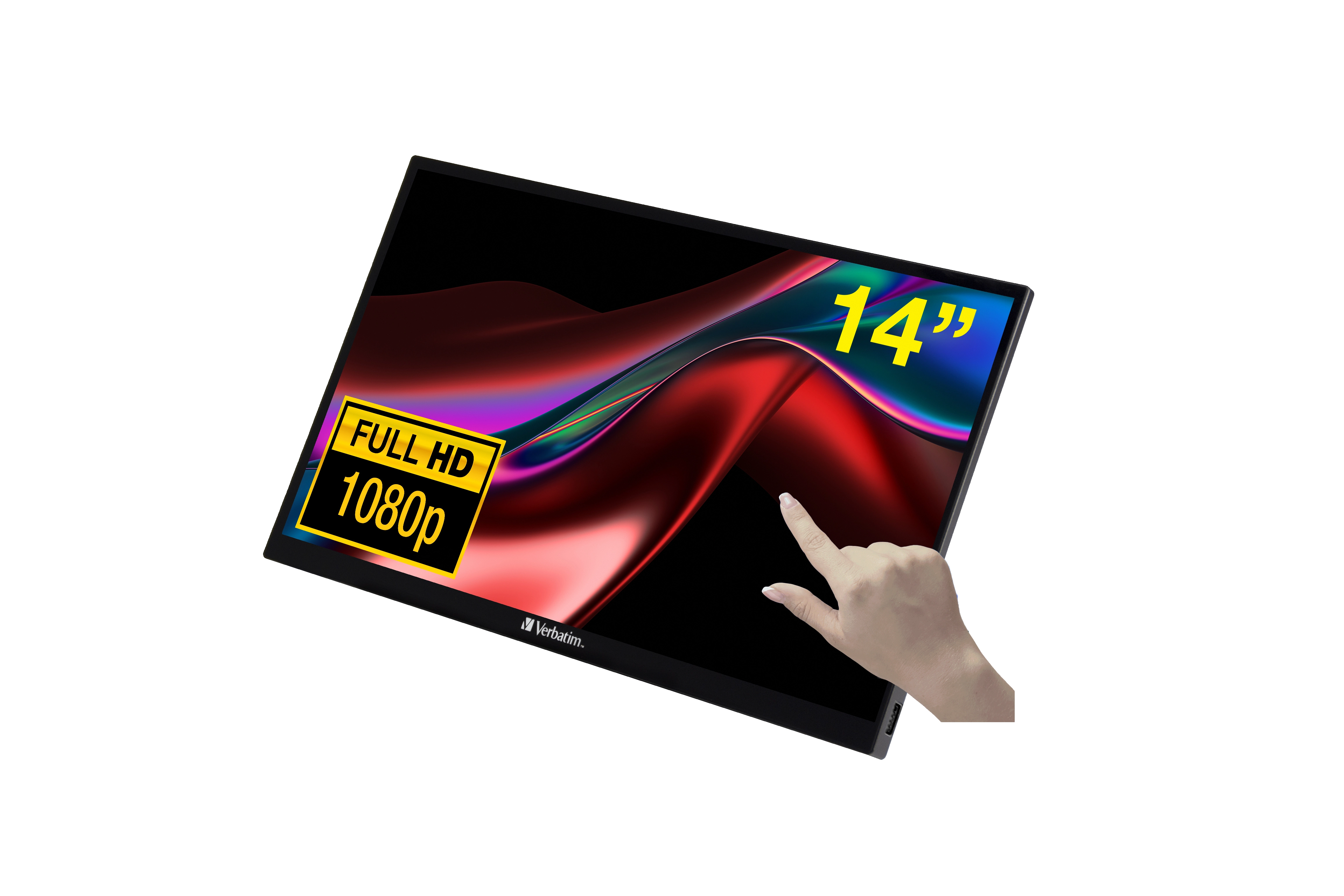 Monitors Verbatim 14" Touchscreen 1080p USB-C