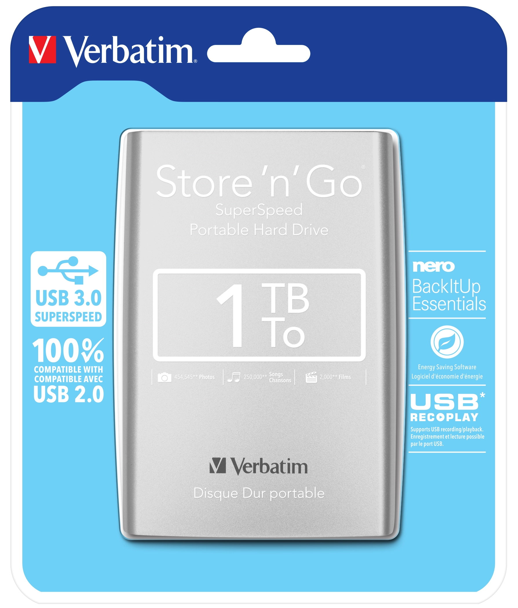 Ārējais cietais disks Verbatim Store n