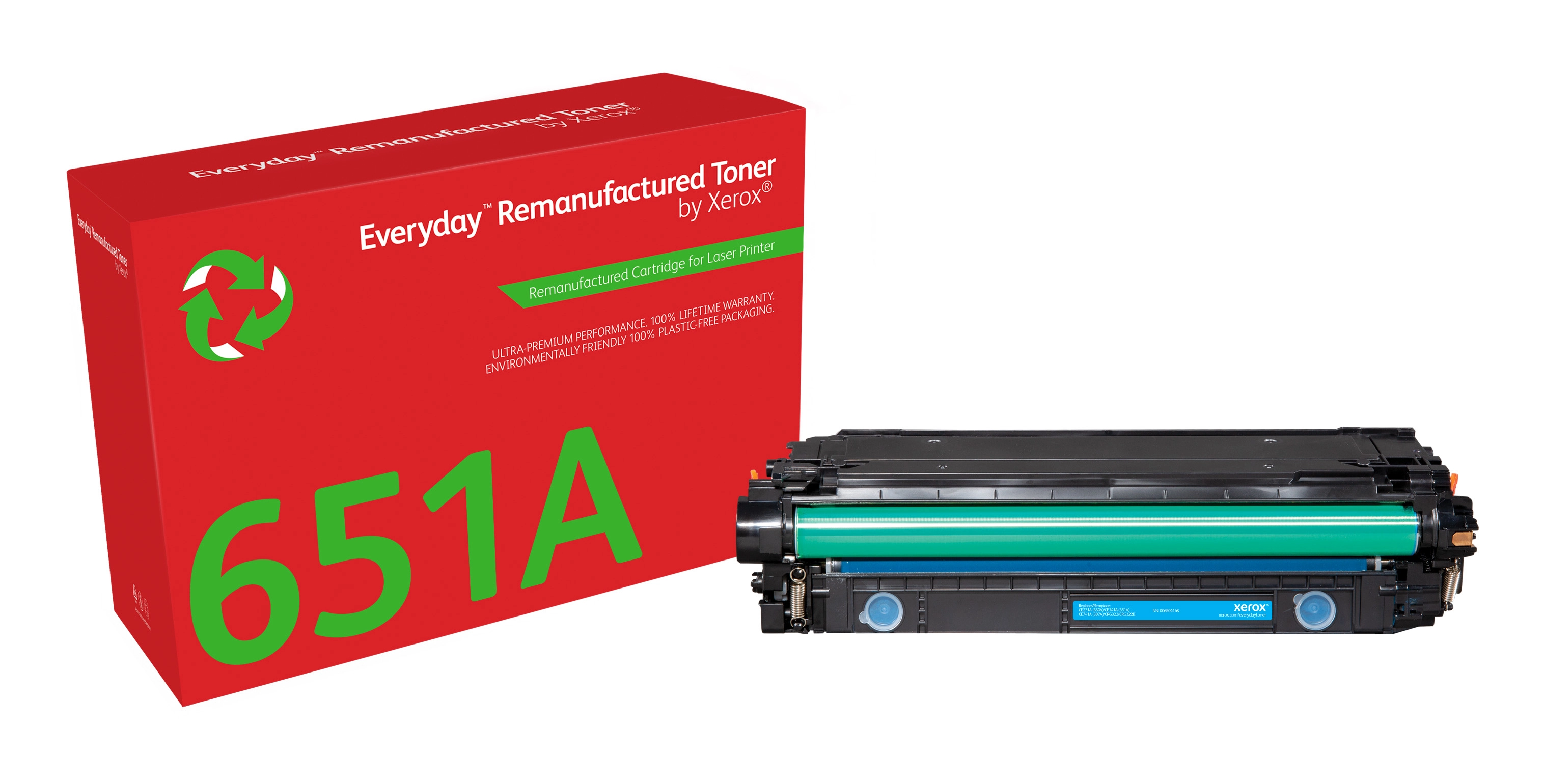 Everyday™ Cyan Remanufactured Toner by Xerox