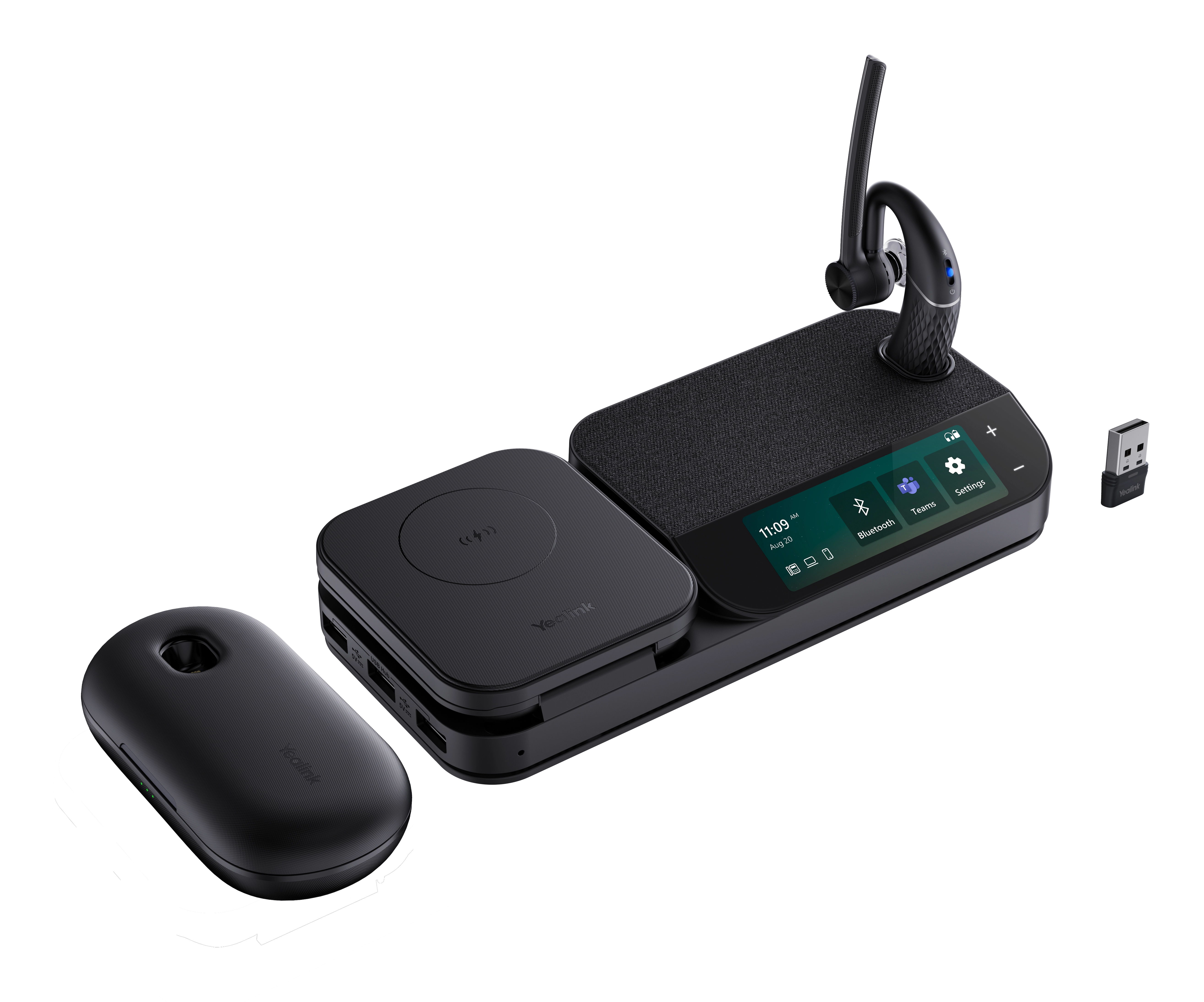 Yealink BH71-WORKSTATION-PRO headphones/headset Wireless In-ear Office/Call