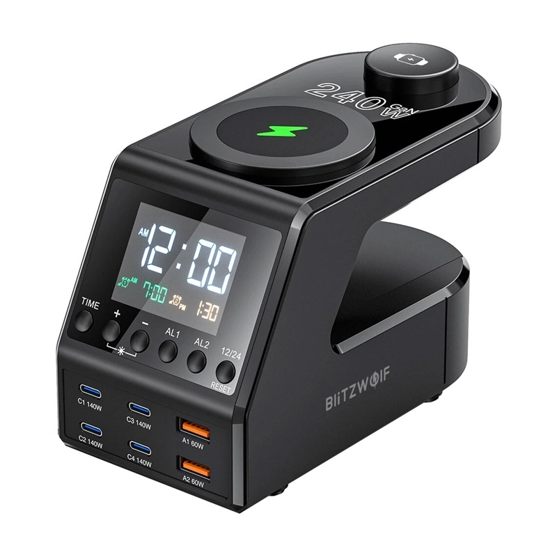 Alarm clock with charger Blitzwolf BW-FW10