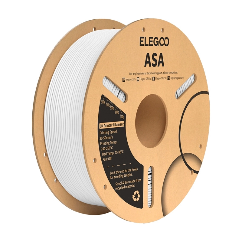 ASA ELEGOO filament (White) ( 077388