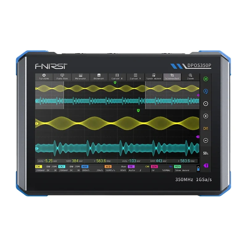 4in1 digital oscilloscope FNIRSI DPOS350P 084426