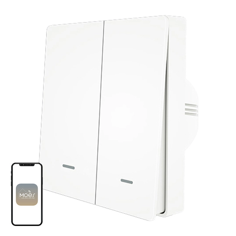 MOES ZS-B-EU2 ZigBee 2-Channel Light Switch