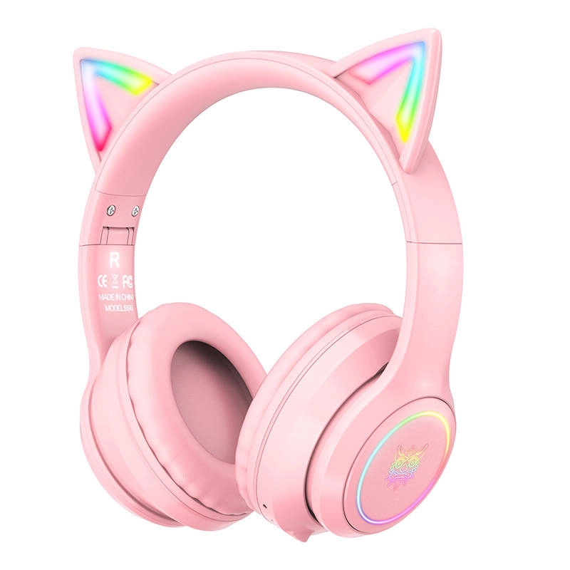 Onikuma B90 RGB austiņas, rozā (B90P)