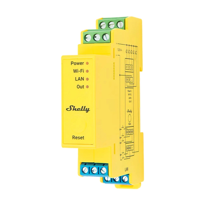 Shelly Pro RGBWW PM LED valdymo