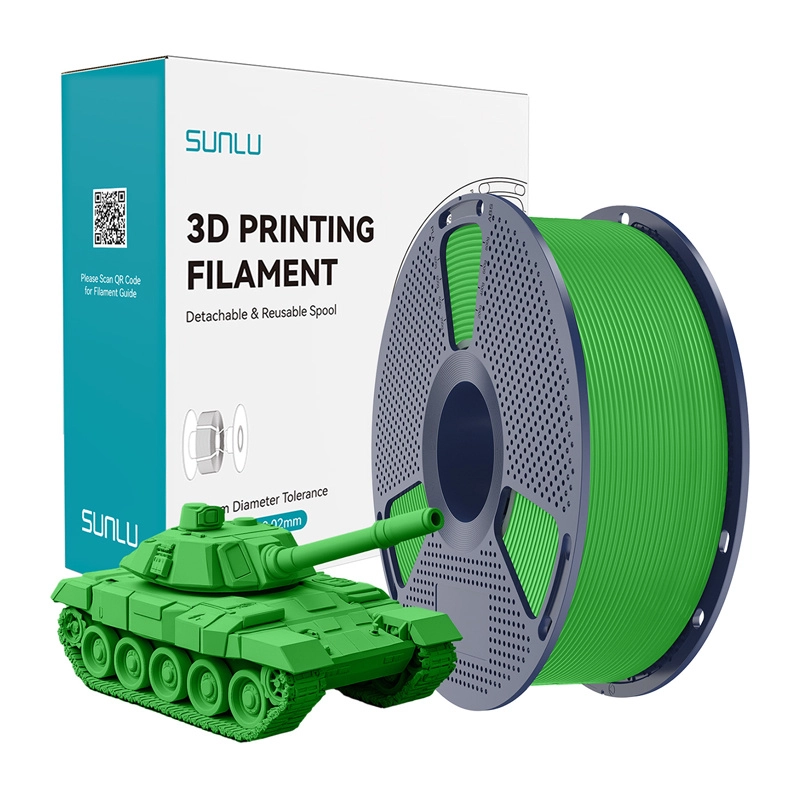 Sunlu PLA+ High-Speed ​​Green filament 085110