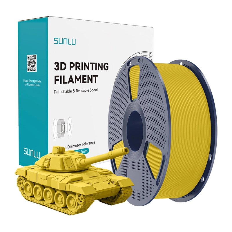 Sunlu PLA+ High-Speed Yellow Filament 085109
