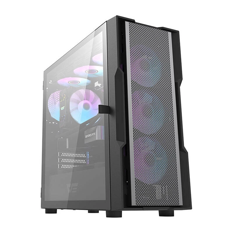DK431 Mesh Black + 4 fans