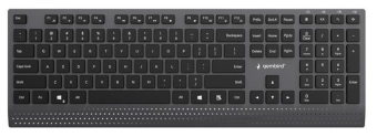 KEYBOARD MULTIMEDIA USB ENG/BLACK KB-MCH-06 GEMBIRD