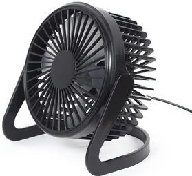 Galda ventilators Gembird USB Black UFAN-01-BK